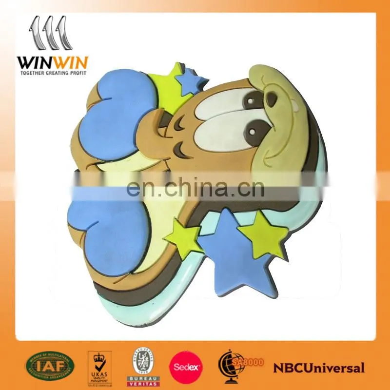 Promotional Fashion Cute 3D Soft PVC Souvenir Fridge Magnet