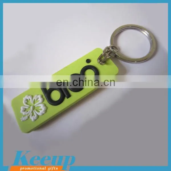 High Quality Die Cut Shape 3D PVC Keychain