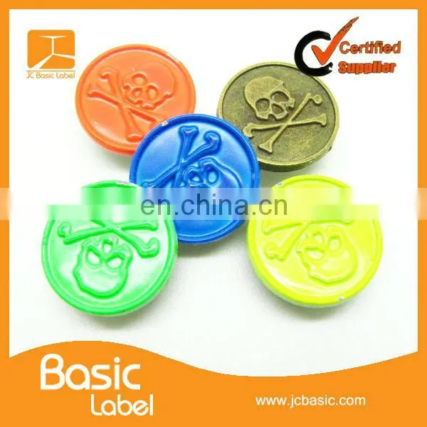 custom black jeans buttons
