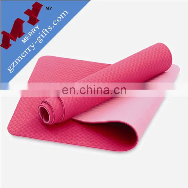 Factory supply durable storage yoga mat India / wholesale yoga mat tpe