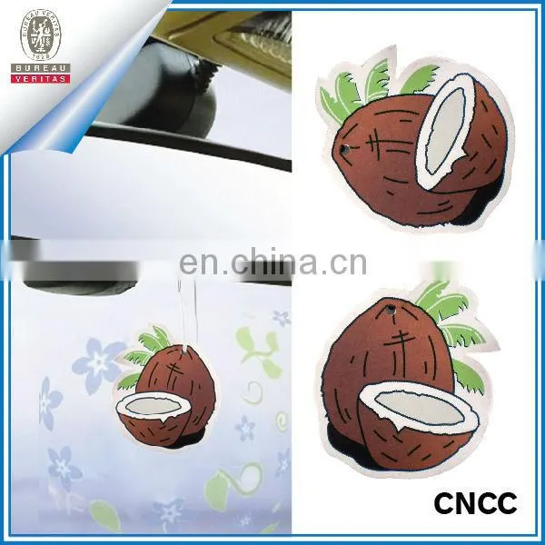 Novelty apple design paper car air freshener (ZY20-5467)