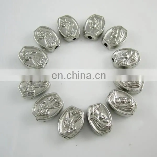 Catholic Part Divine Mercy Medal Rosary Bracelet Beads