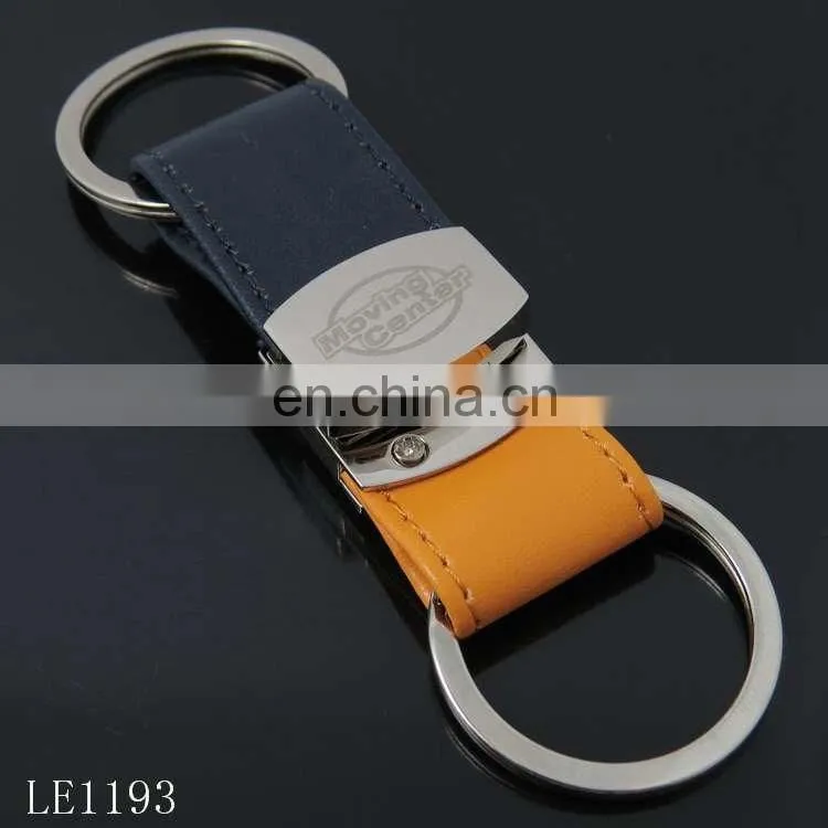 Die Casting Metal Keychain Blanks with Soft Enamel Logo Key Holder