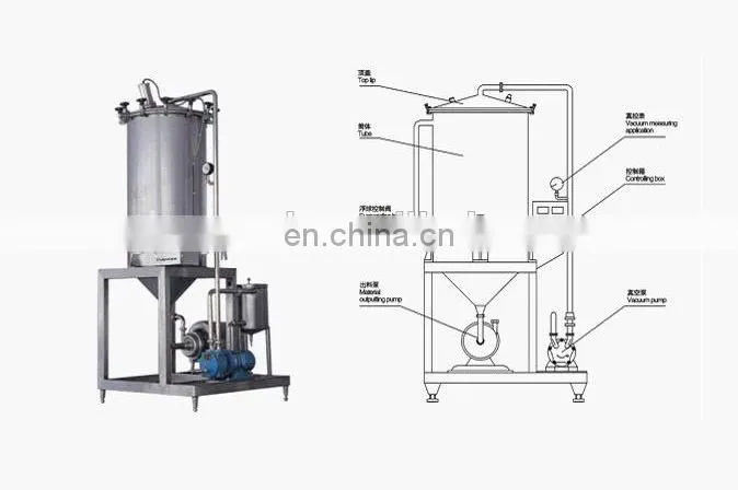Fruit Juice/Milk Deaerator Machine