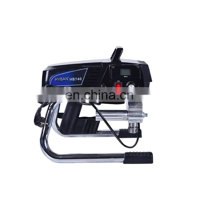HB740 Electric HIGH PRESSURE Airless Sprayer with piston pump FOR AIRLESS GUN AND TIP