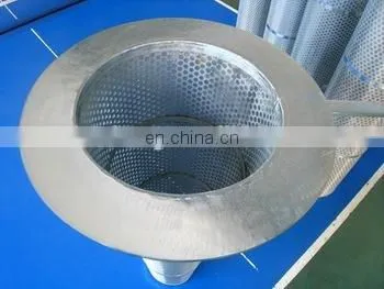 304 stainless steel perforated sheet cleanable and reusable basket oil filter