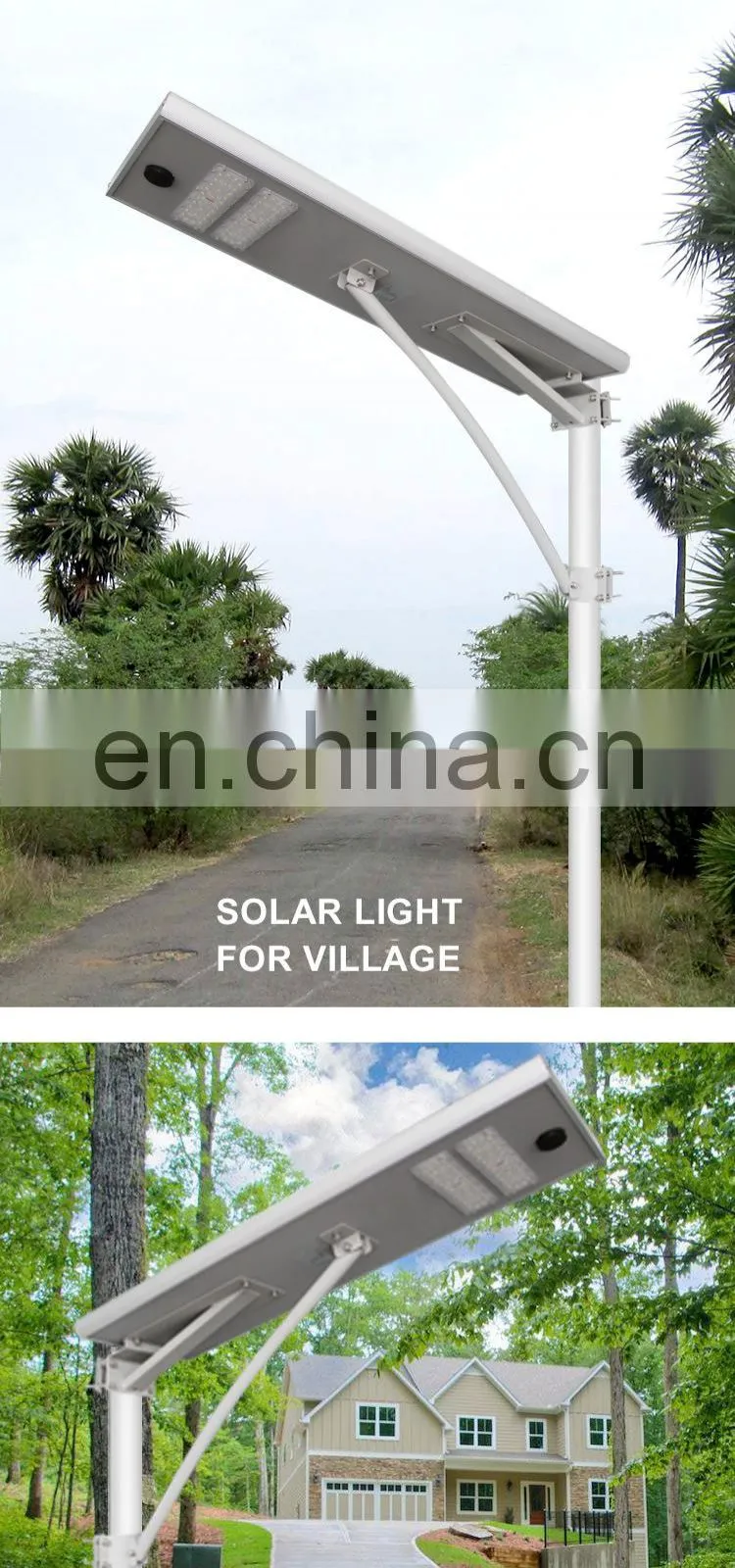Faner factory integrated led solar street light led 60w watt zhongshan faner IP67 waterproof all in one solar street light