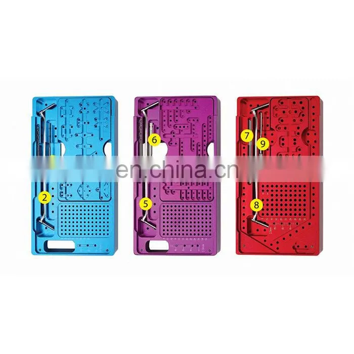 Hot Sale Mini Fragment Instrument Set for Trauma Plate Surgery Orthopedic Surgical Instruments