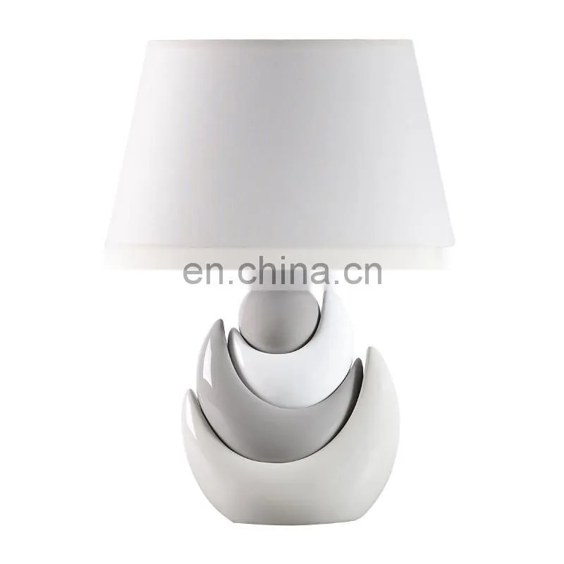 ceramic material LED table lamp and Chic desk lamp for indoor room