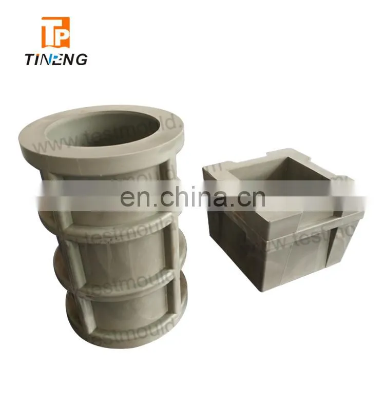 150mm one gang Polyurethane concrete cube test mould