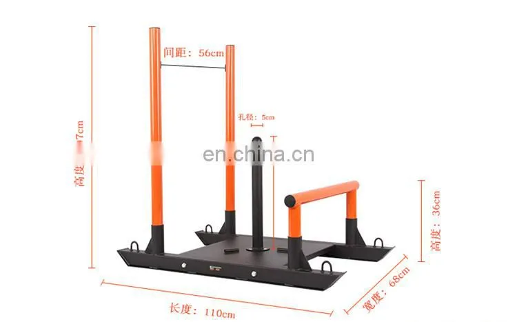 Heavy detonating force training Power Push Sled