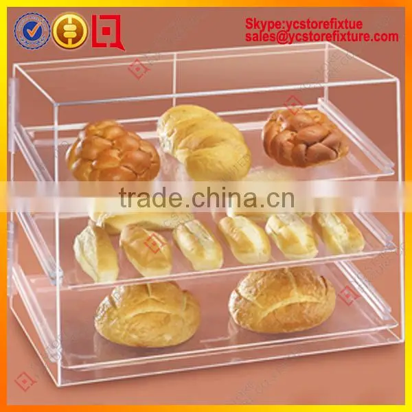 Acrylic cookie display case/cake display shelf
