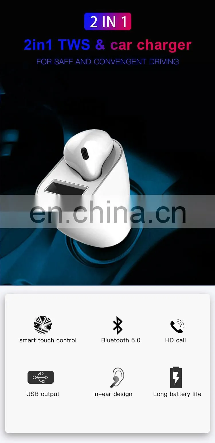 Free Sample TWS Earbuds Truely New product TWS Earbuds Portable Earphone Stereo Earbuds TWS