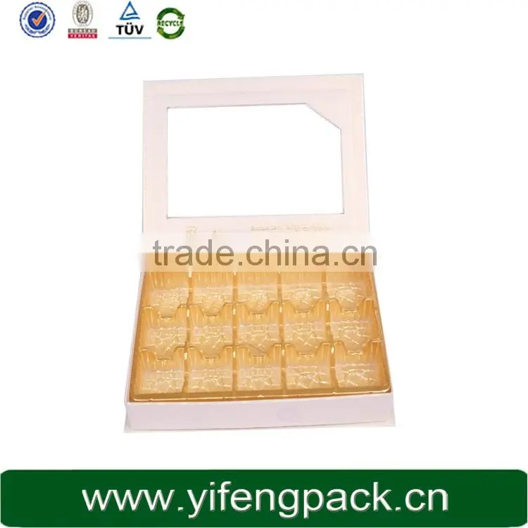 wholesale cardboard paper packaging chocolate window candy boxes