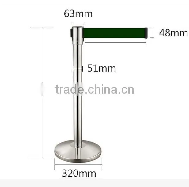 Cheap Stainless Steel queue line crowd management-QueueWay Post