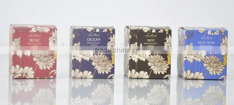 100g High quality Decorative scented Glass candle jar SA-1917