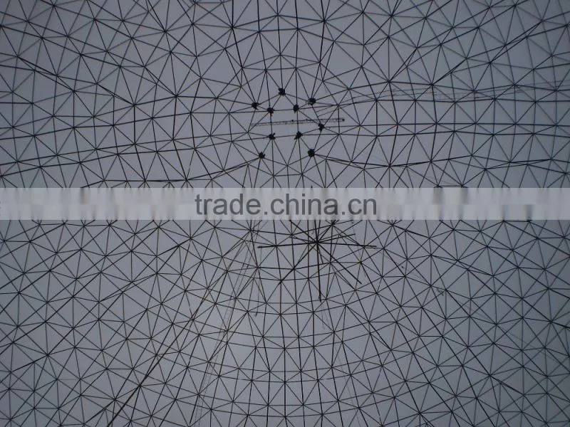 Convenient installation steel structure round roof skylights