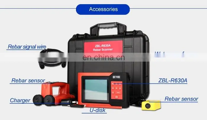 Taijia pipe locator, concrete rebar scanner zbl r630a digital rebar detector locator concrete reinforcement detector