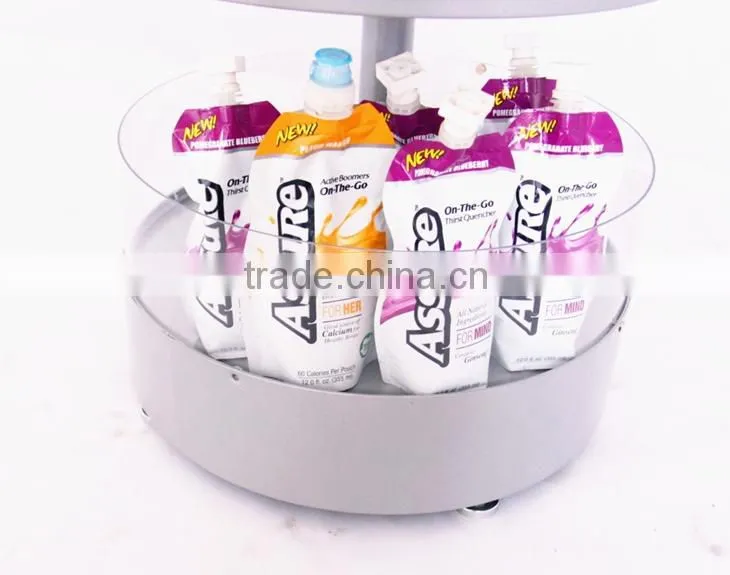 metal material candy display rack with circle Acrylic