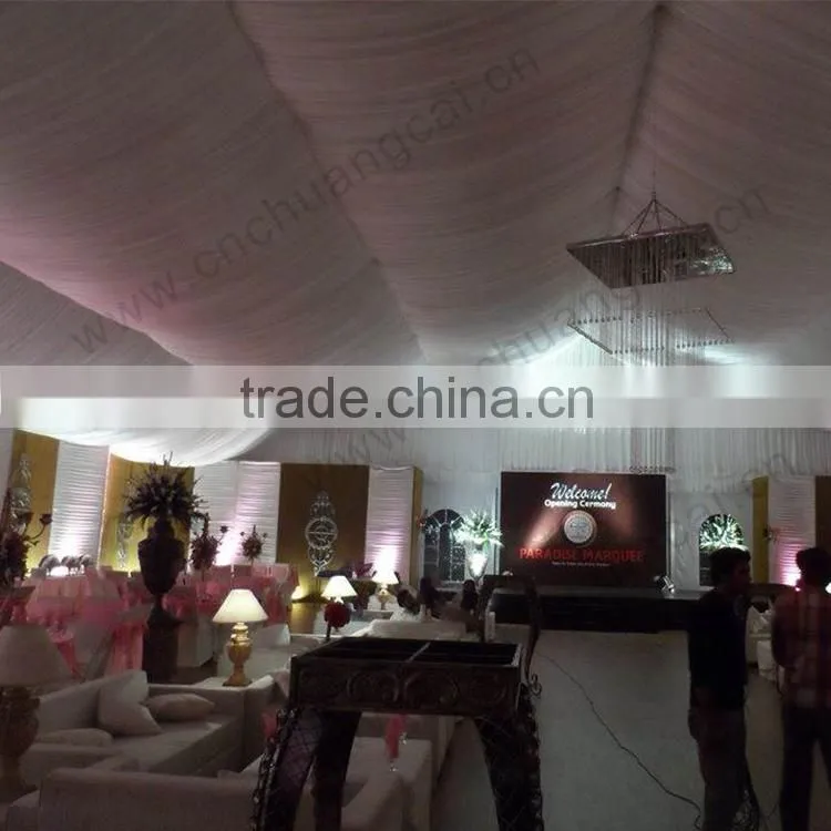 25x60 Pakistan Waterproof cheap wedding white party tent