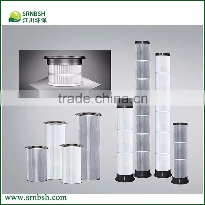 Industry High Temperature Resistant Anti-static Filter Cartridges For Dust Collector