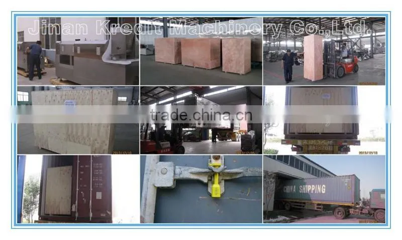 Jinan KDT 250-300kg/h Output Corn Chips Snack Food Machinery,Snack Food Making Machine