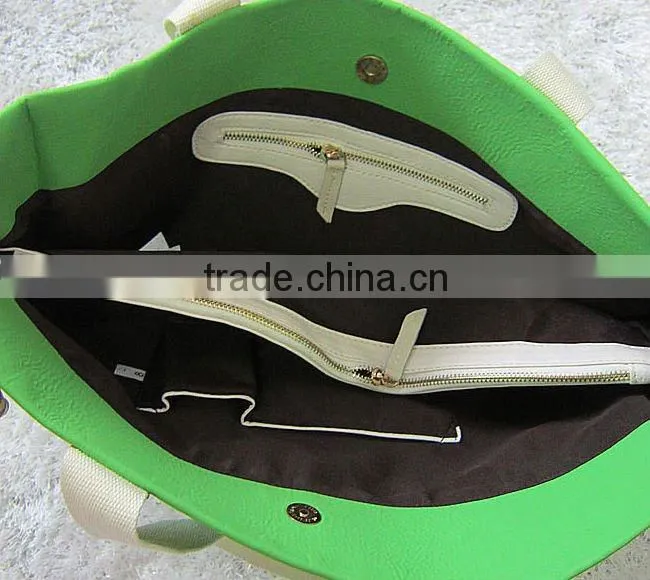 2012 Promotional Shining Candy Green Summer Beach Shoulder Bag