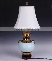 Chinese Longquan Celadon Style Ceramic Lamp