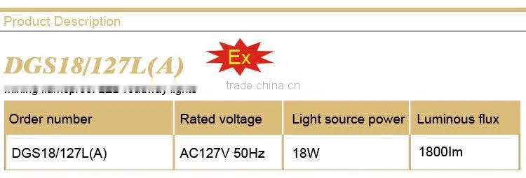 Mining Flameproof LED roadway lights