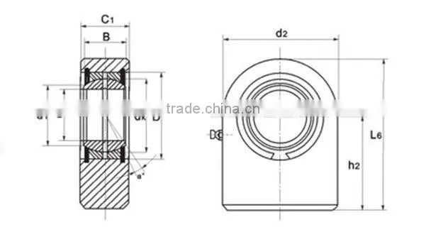 Rod Ends for Hydraulic Components GF...LO