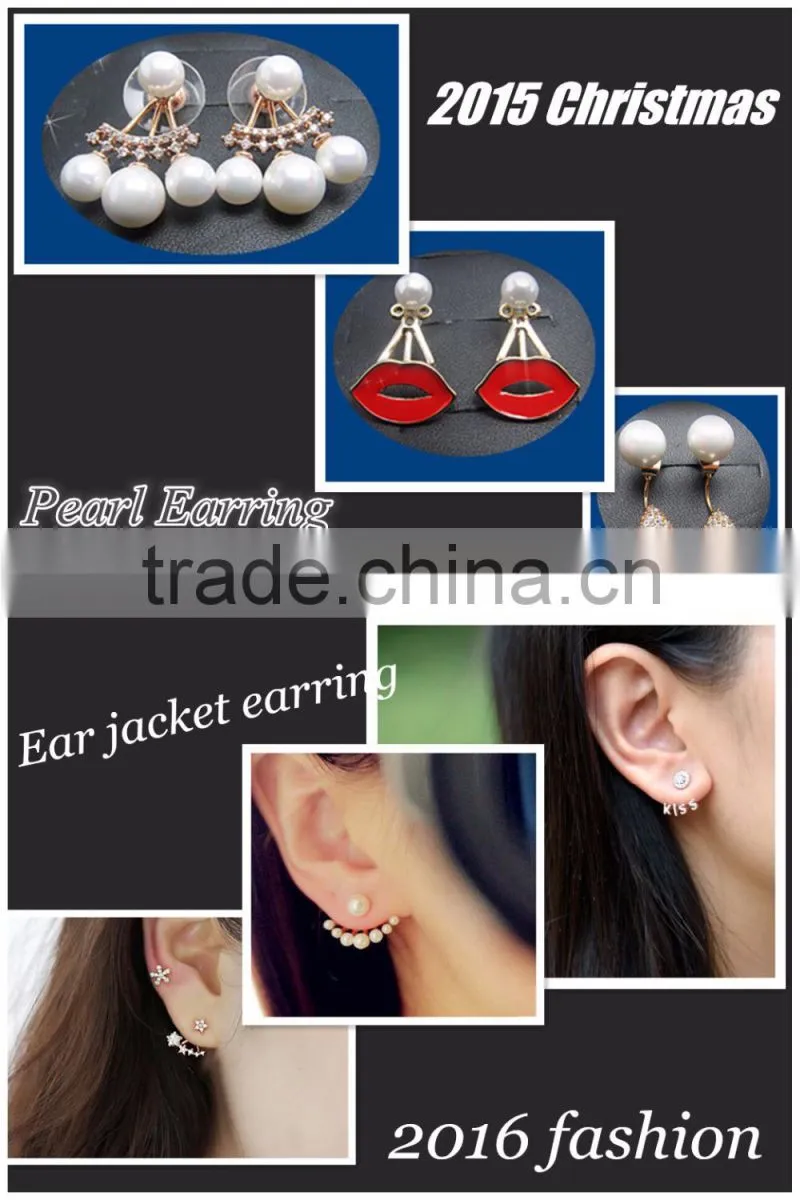 Simple styles width 6*6mm CZ diameter 925 silver jewlery wholesale rhodium plated men's earrings