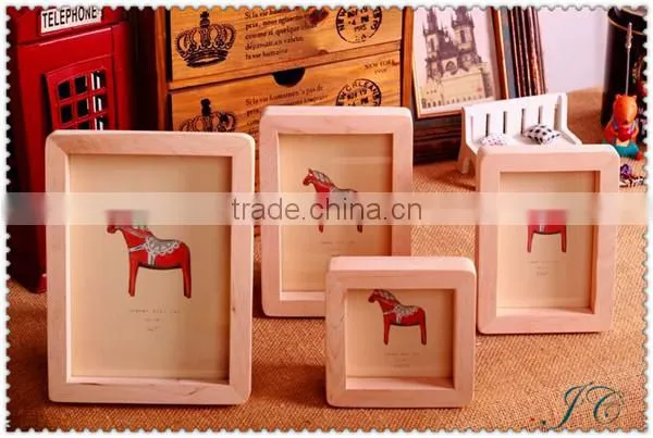 2015 Hot Sale Personalized Pure hand Wood Photo Frame With High Quality