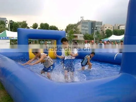 hot sale inflatable soap soccer field
