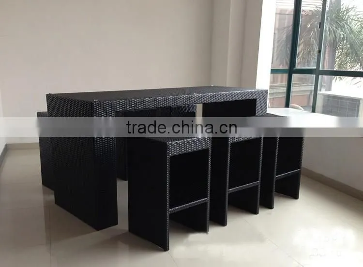 Modern Rattan Garden Patio Furniture PE Rattan Furniture Parts Bar Furniture Of Rattan