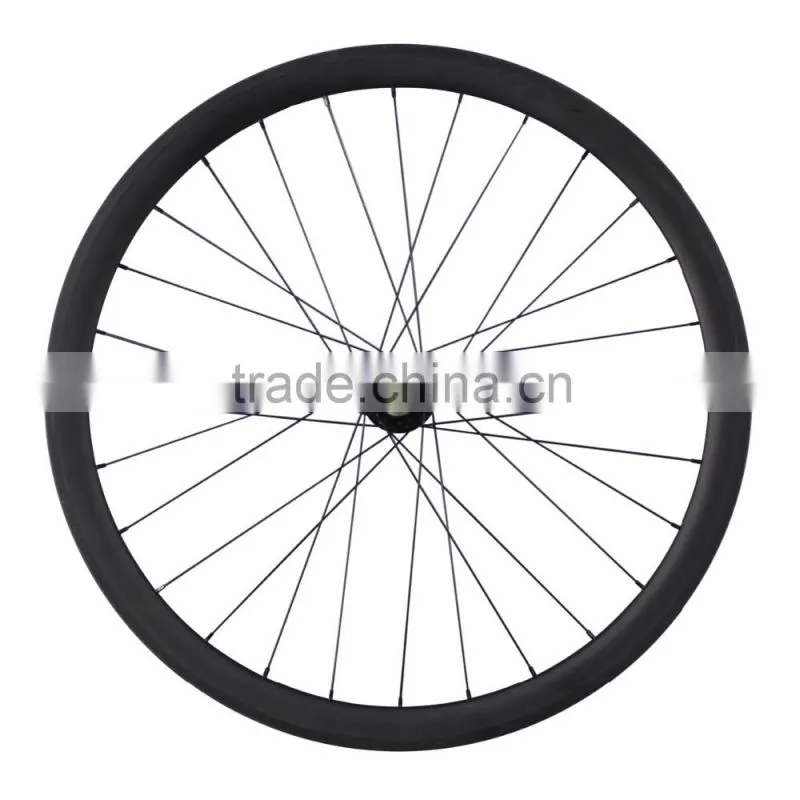 ICAN carbon road disc carbon wheels 700c disc bike wheel 38mm tubular cyclocross disc wheelset 38T