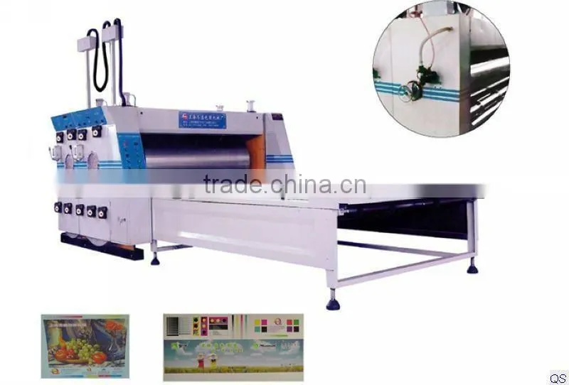 Automatic corrugated cardboard flexo printing machine