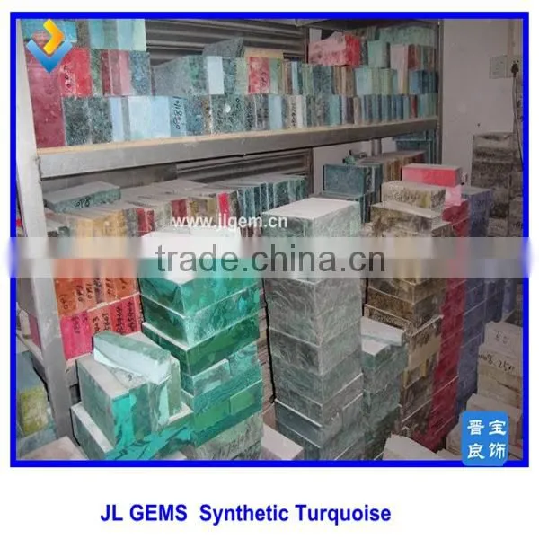 Wholesale Big Block Man-Made Turquoise Rough With Factory Price