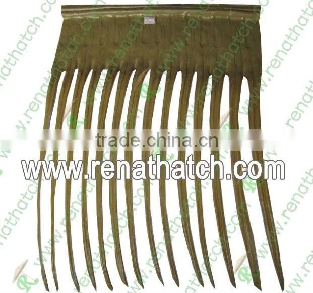 palm leaf style synthetic fibre thatch
