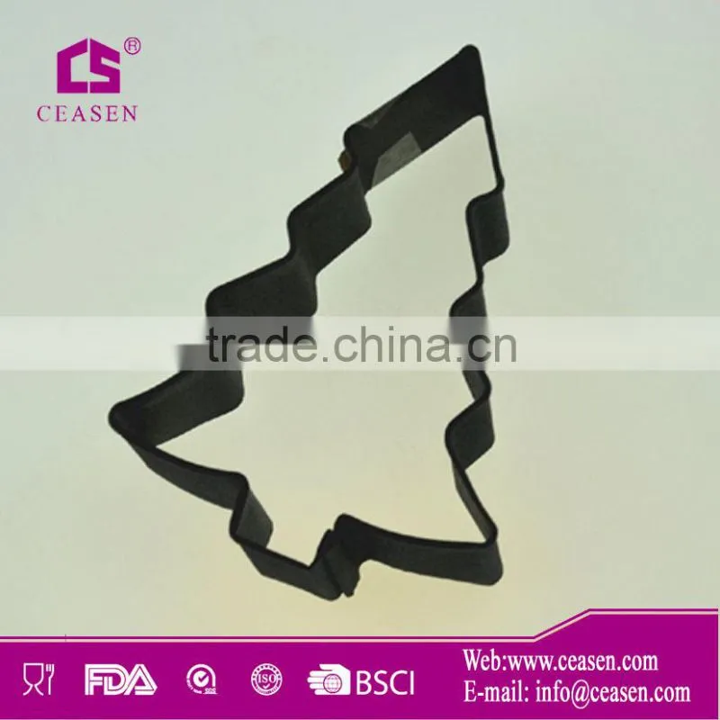 Metal with nonstick painting dinosaur shape cookie cutter