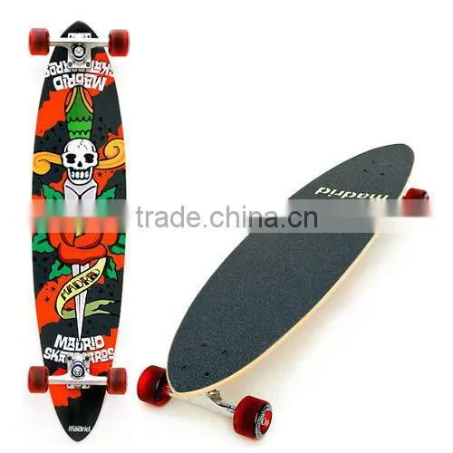 7-layer Canadian Long Wooden Skateboard(CE approved)