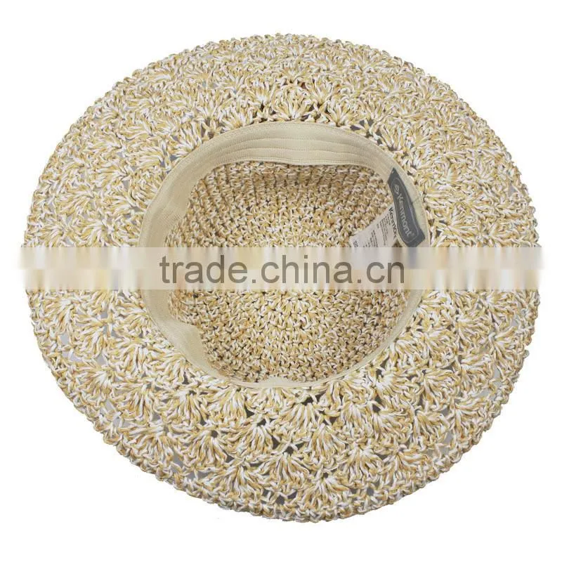 Handmade new custom short birm straw boater hat