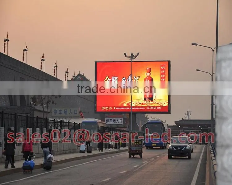 p10 smd football stadium perimeter advertising led screen display