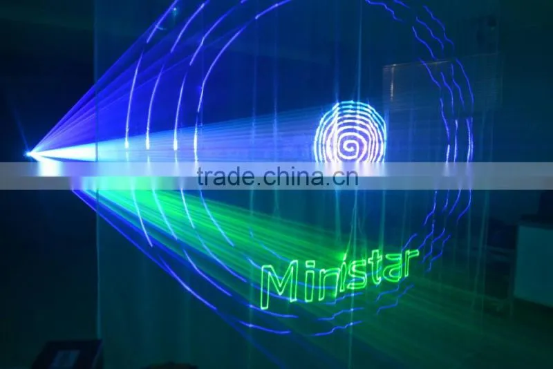 3000mw Ministar RGB animation pure diode laser light