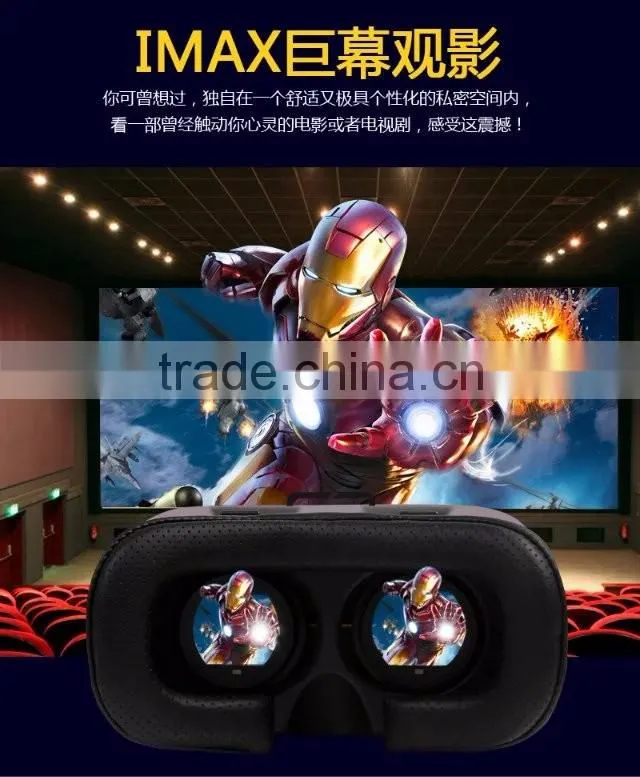 Top Sale VR BOX Version 3D Glasses Virtual Reality 3D VR Glasses For 3.5 - 6.0 inch Smartphone For iPhone 6/6s TB-0165