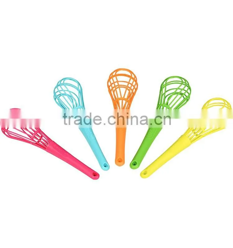 2016 eco Plastic Whisk kitchenware egg whisk cookware factory china