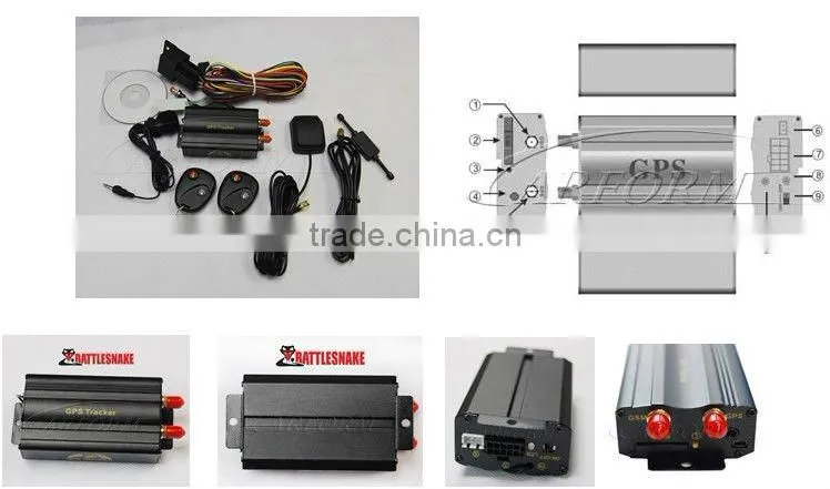 Special design sim card vehicle gps tracker detector radar