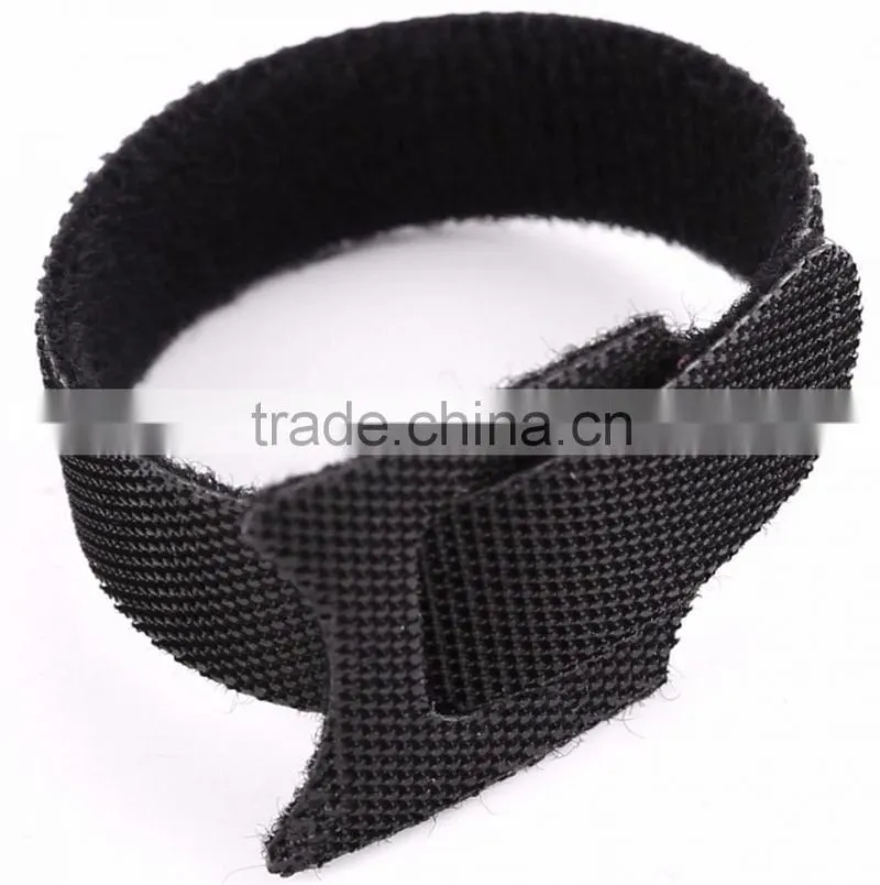 Colorful Customized Hook And Loop Tape Cable Ties Organiser Tidy Straps