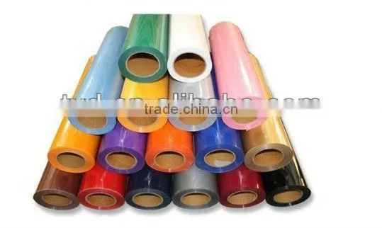 PVC heat transfer film 50cmx25m many colors for choice