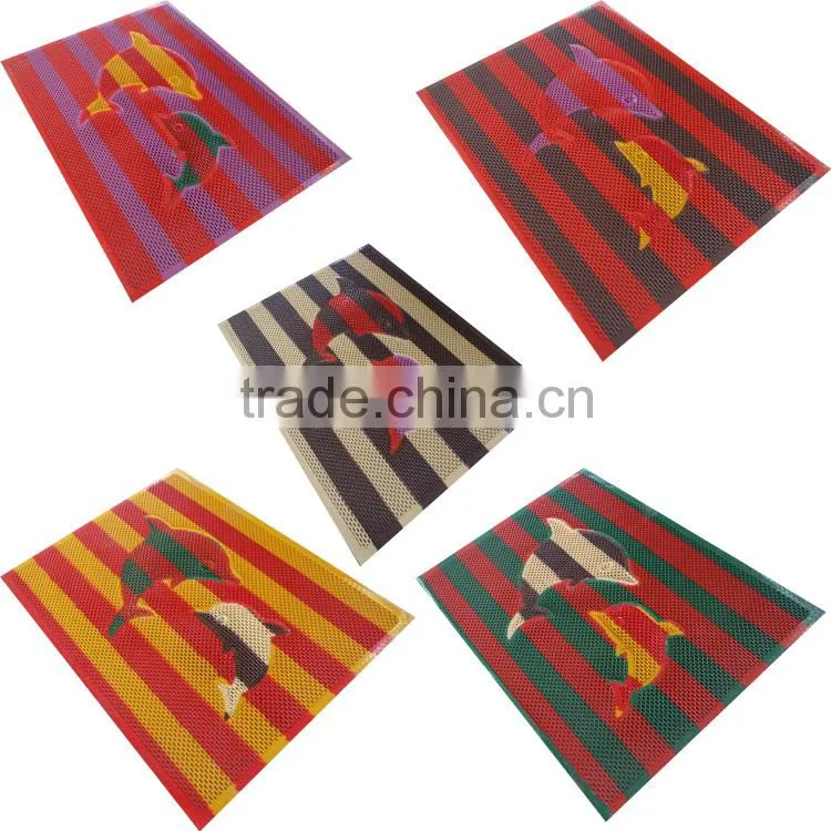 commercial plastic carpet floor price per meter china supplier anti slip mat