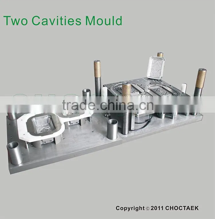 Mould for aluminium foil container making machine